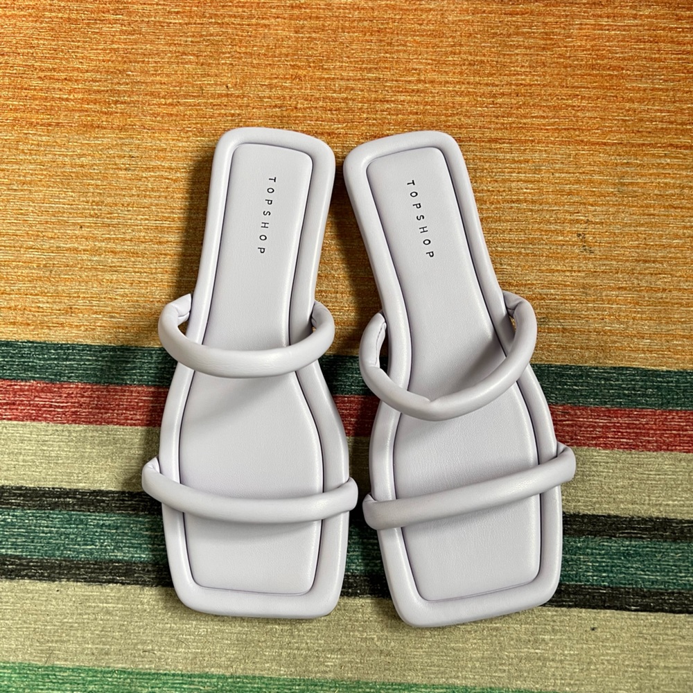 Square toe sandals